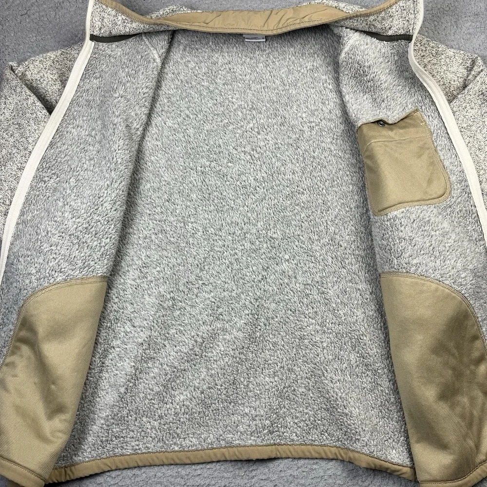 The North Face Gordon‎ Lyons Heavyweight Full-Zip Fleece Jacket XL Oatmeal